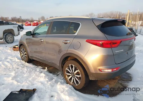 2017 Kia Sportage Ex z USA, uszkodzony, nr VIN KNDPNCAC8H7272390